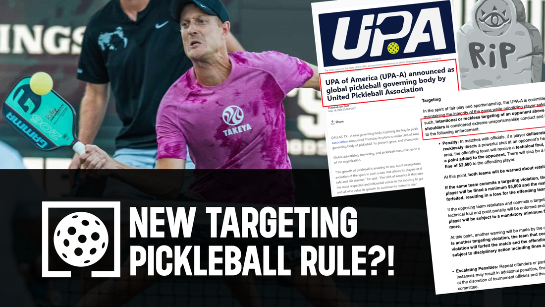 🚨BREAKING 2.18.25 - New Pickleball Rule?! UPA-A Implements New Rule That Has Players Fuming