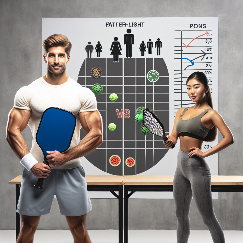 The Benefits and Drawbacks of Using a Lighter Pickleball Paddle