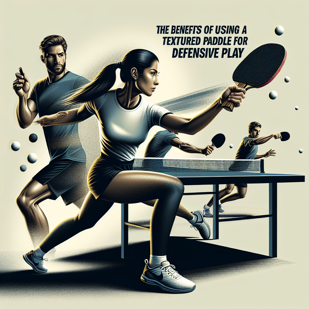 The Benefits of Using a Textured Paddle for Defensive Play