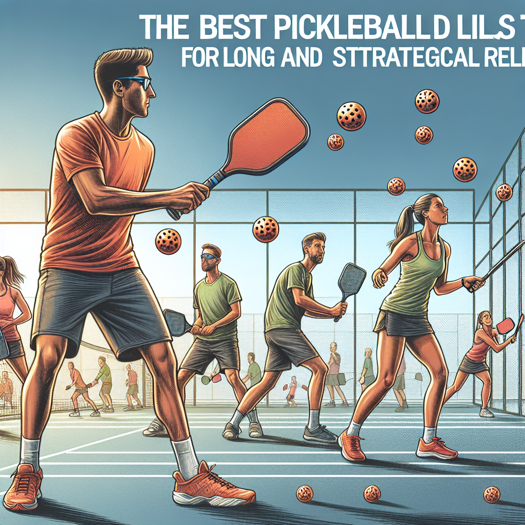 The Best Pickleball Drills to Train for Long and Strategic Rallies