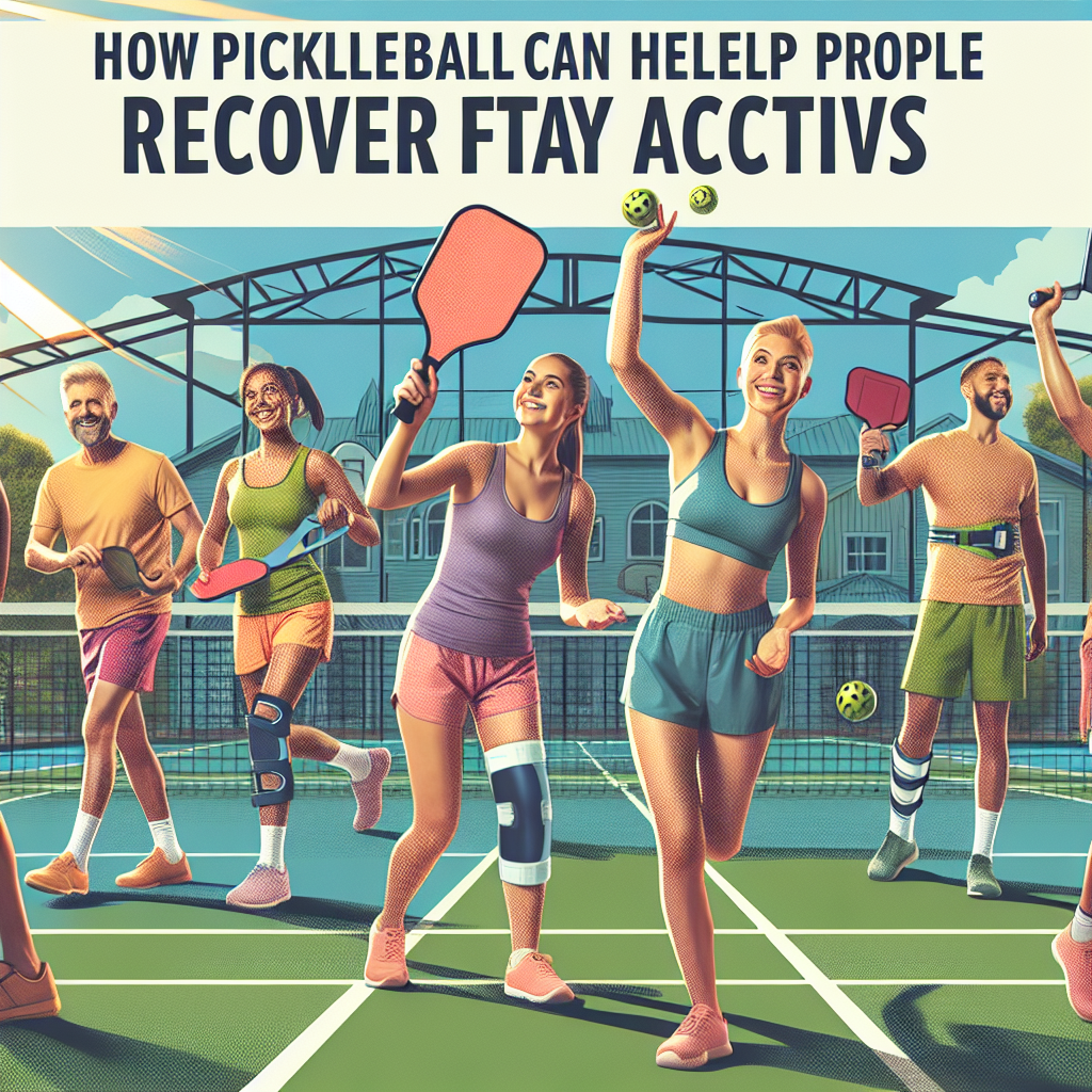 How Pickleball Can Help People Recover From Injuries and Stay Active