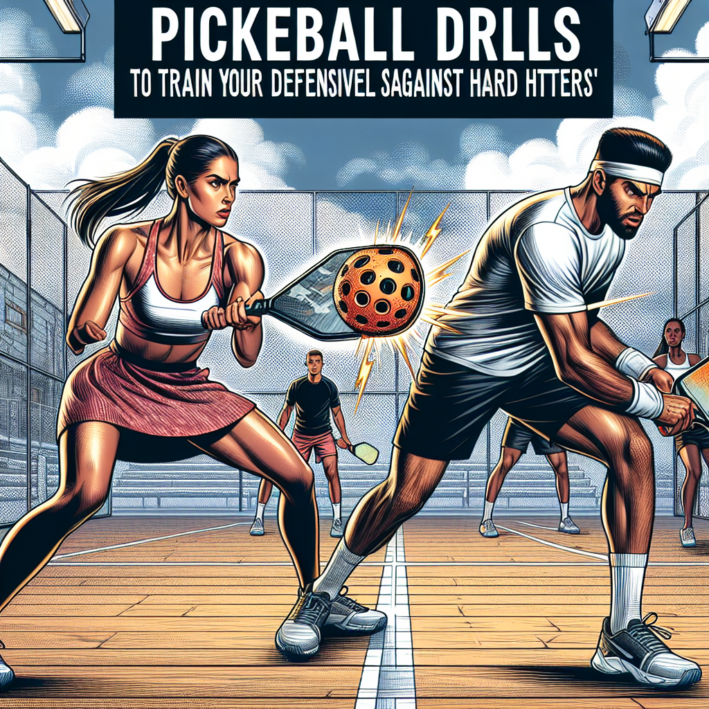 Pickleball Drills to Train Your Defensive Skills Against Hard Hitters