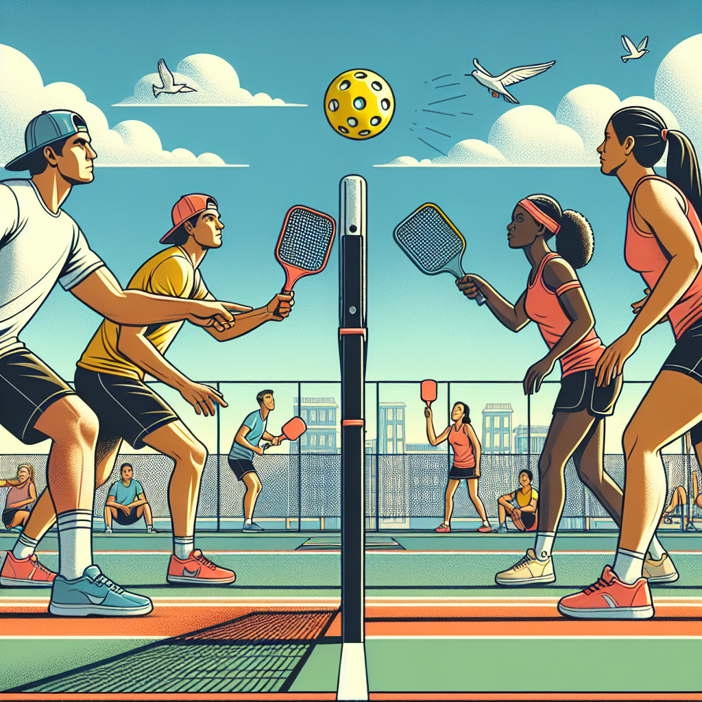 What Happens When the Ball Hits the Net in Pickleball and How the Rule Applies