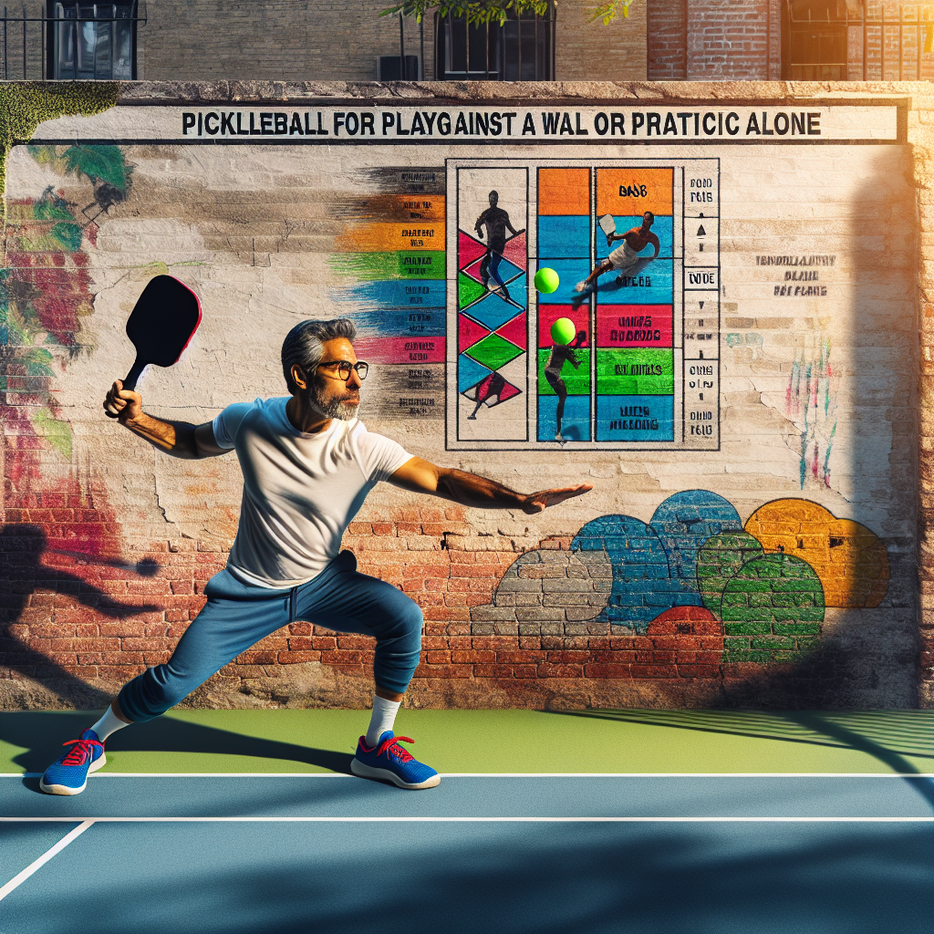 Pickleball Rules for Playing Against a Wall or Practicing Alone