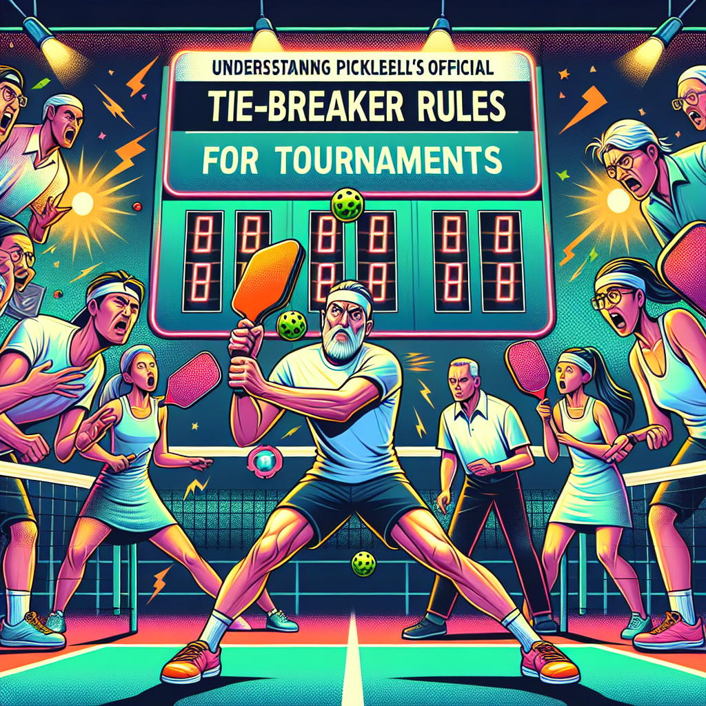 Understanding Pickleball’s Official Tie-Breaker Rules for Tournaments