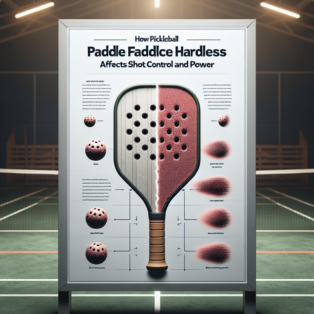 How Pickleball Paddle Face Hardness Affects Shot Control and Power