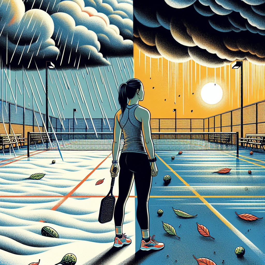 How to Play Pickleball in an Area With Unpredictable Weather Conditions