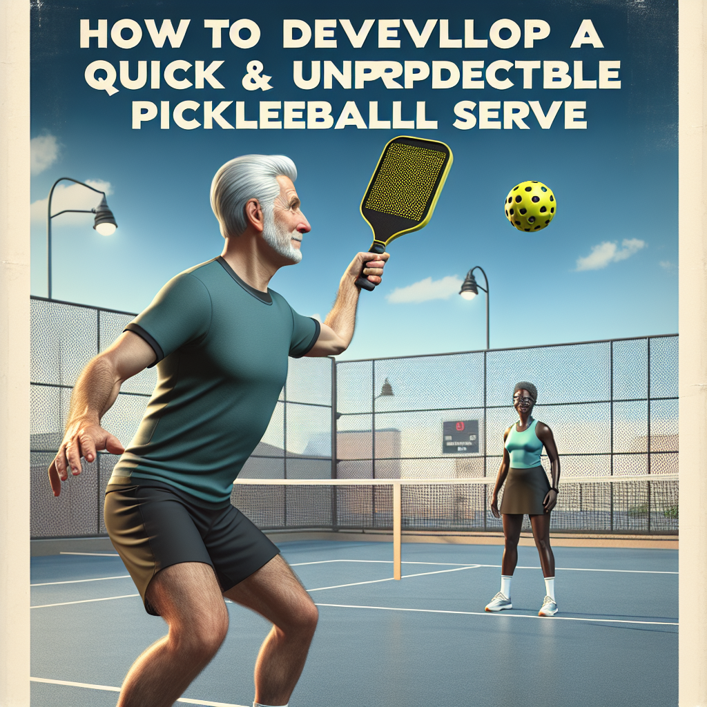 How to Develop a Quick and Unpredictable Pickleball Serve