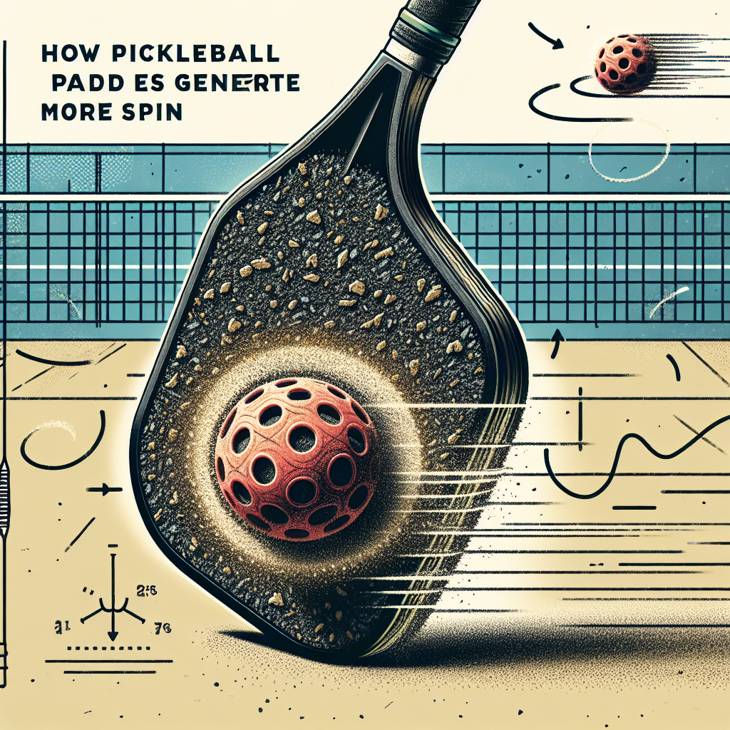 How Pickleball Paddle Surface Grit Helps Generate More Spin