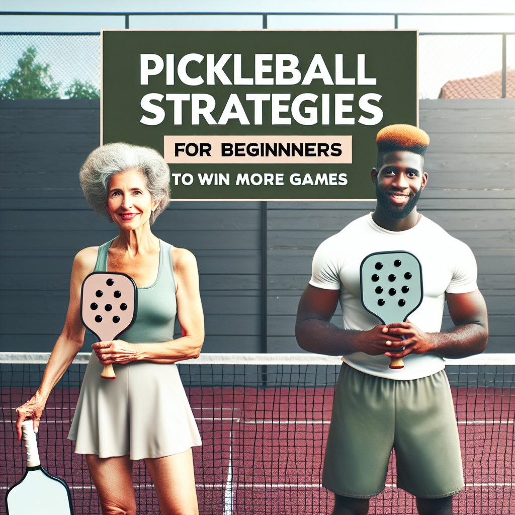 The Best Pickleball Strategies for Beginners to Win More Games