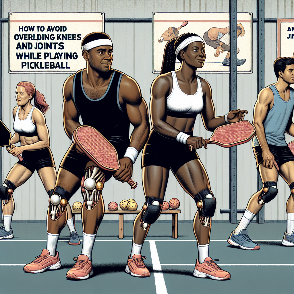 How to Avoid Overloading Your Knees and Joints While Playing Pickleball