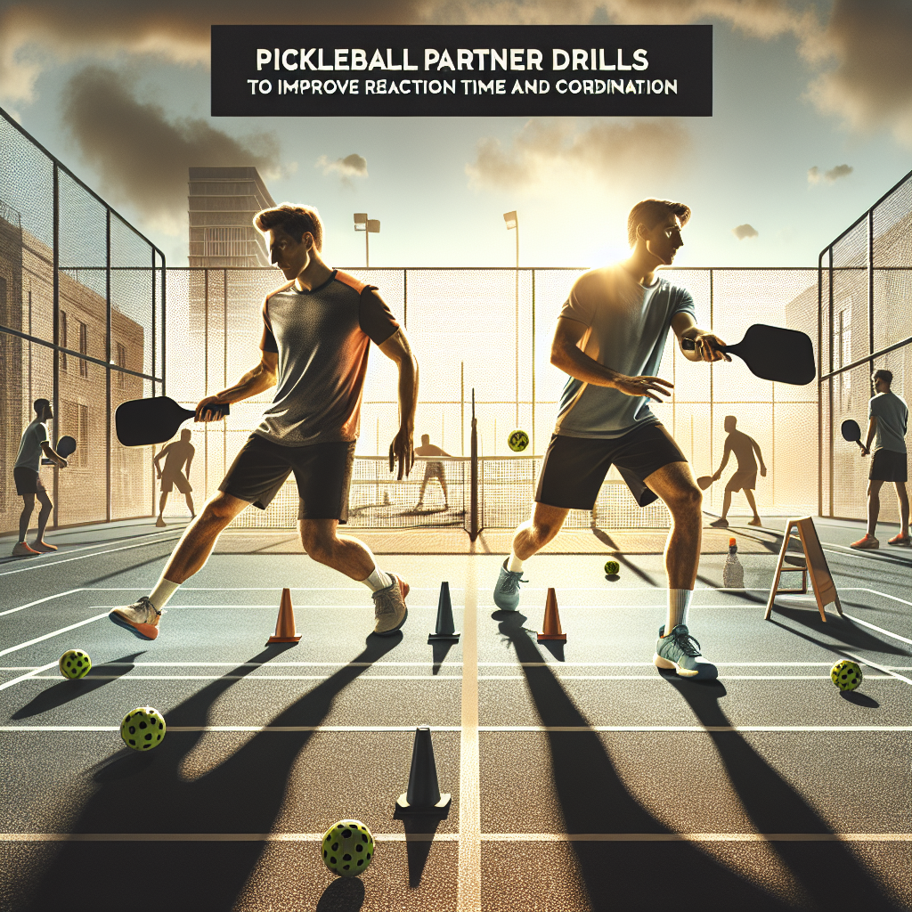 Pickleball Partner Drills to Improve Reaction Time and Coordination