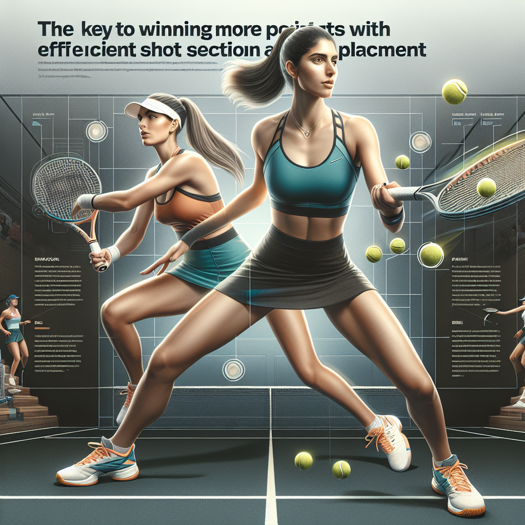 The Key to Winning More Points With Efficient Shot Selection and Placement