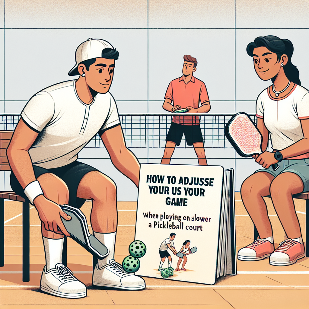 How to Adjust Your Game When Playing on a Slower Pickleball Court