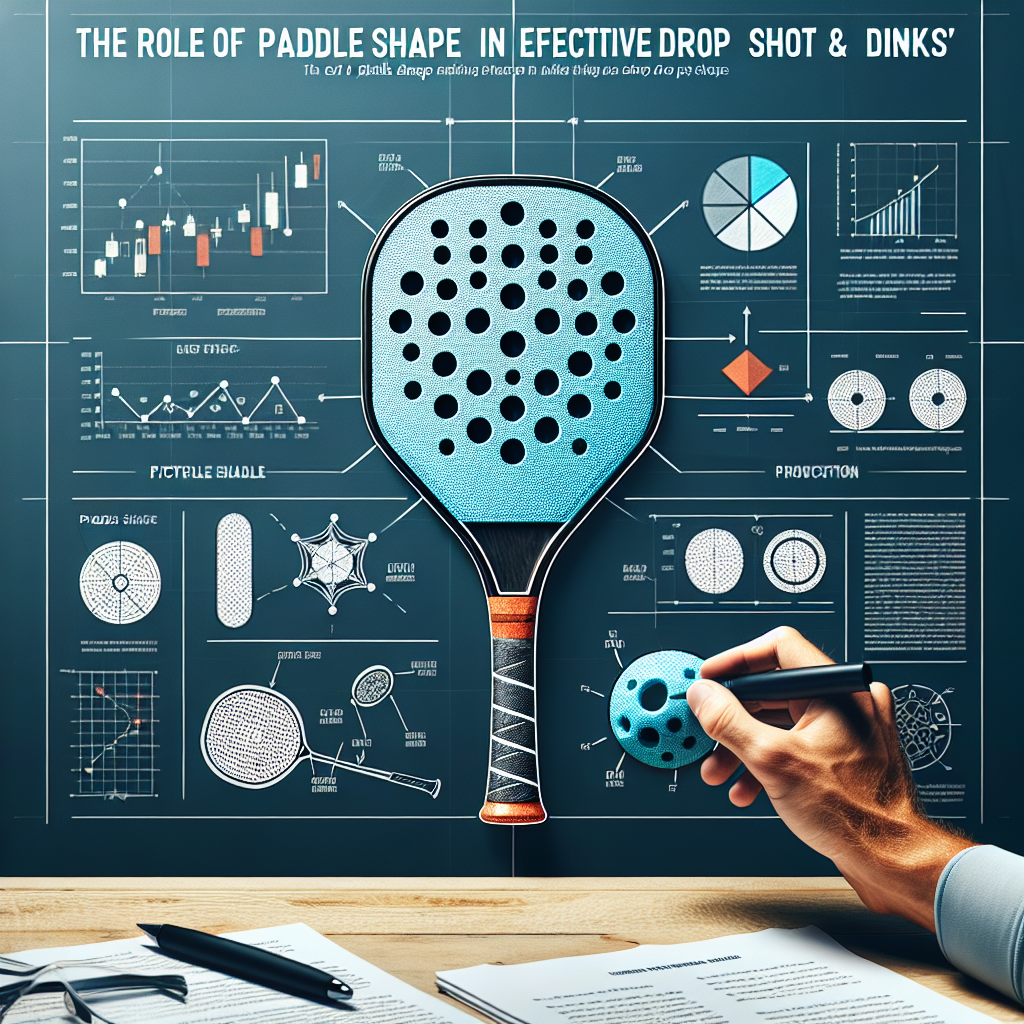 The Role of Paddle Shape in Hitting Effective Drop Shots and Dinks