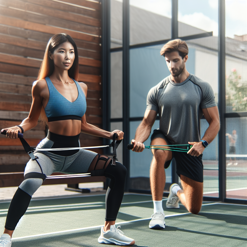 How to Use Resistance Bands and Strength Training to Improve Pickleball Performance