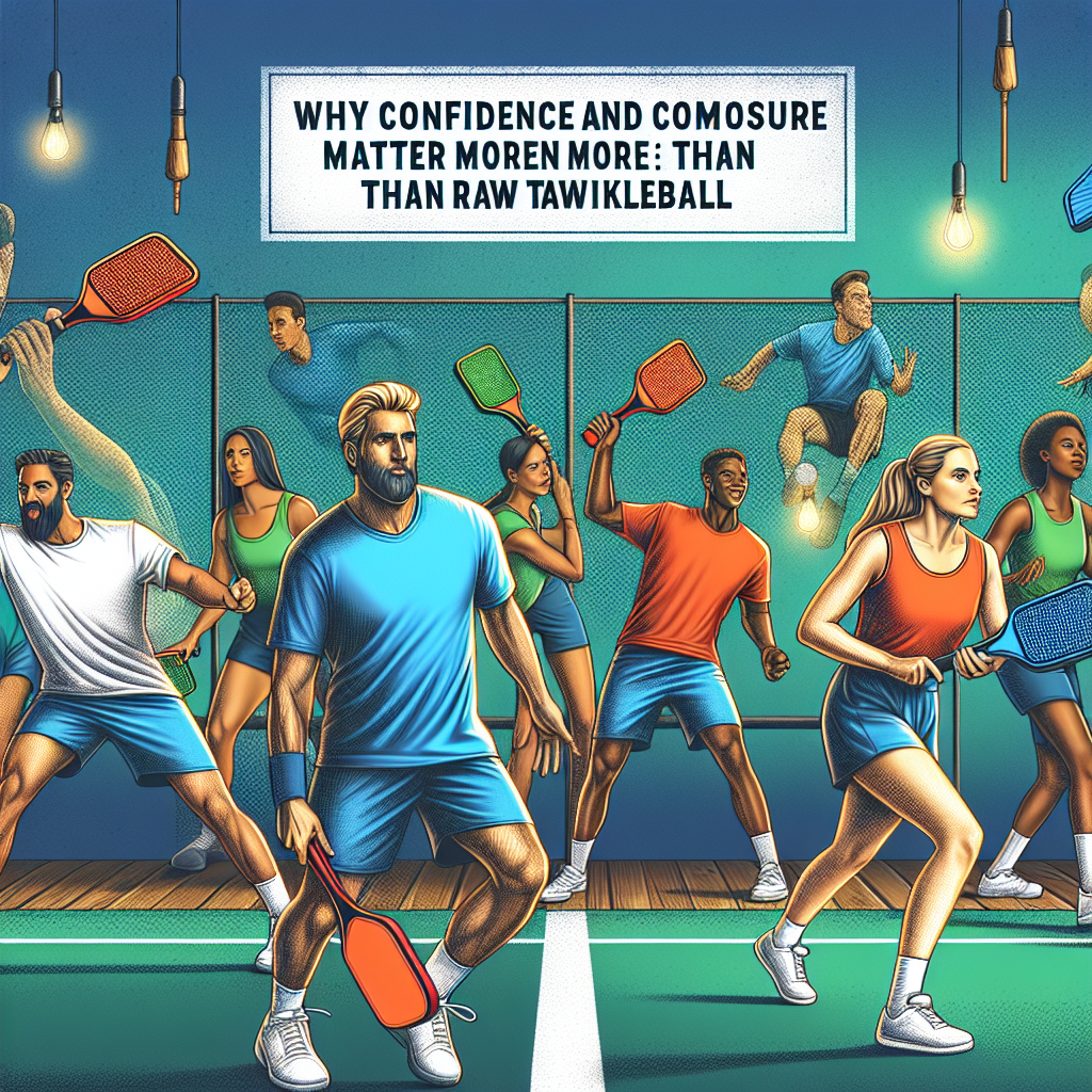 Why Confidence and Composure Matter More Than Raw Talent in Pickleball