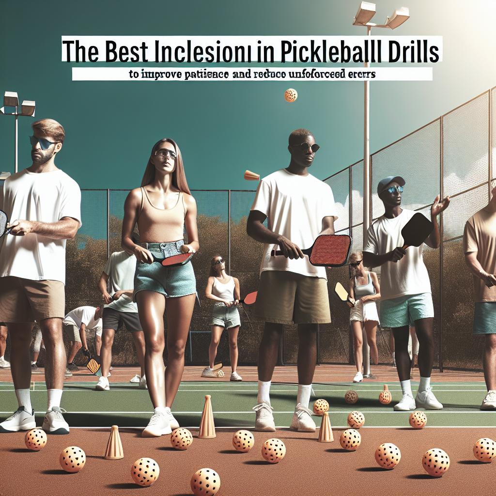 The Best Pickleball Drills to Improve Patience and Reduce Unforced Errors