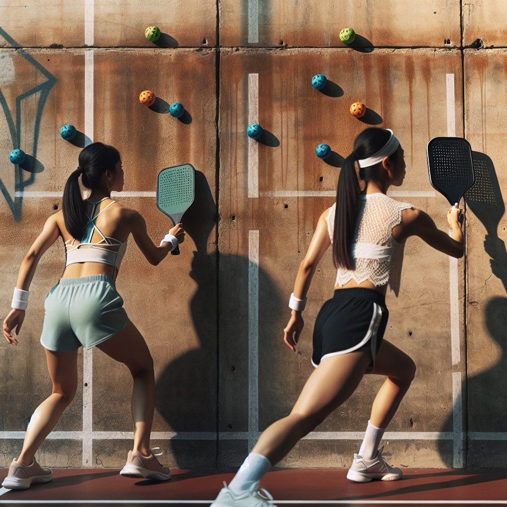Pickleball Wall Drills to Develop Better Touch and Ball Control
