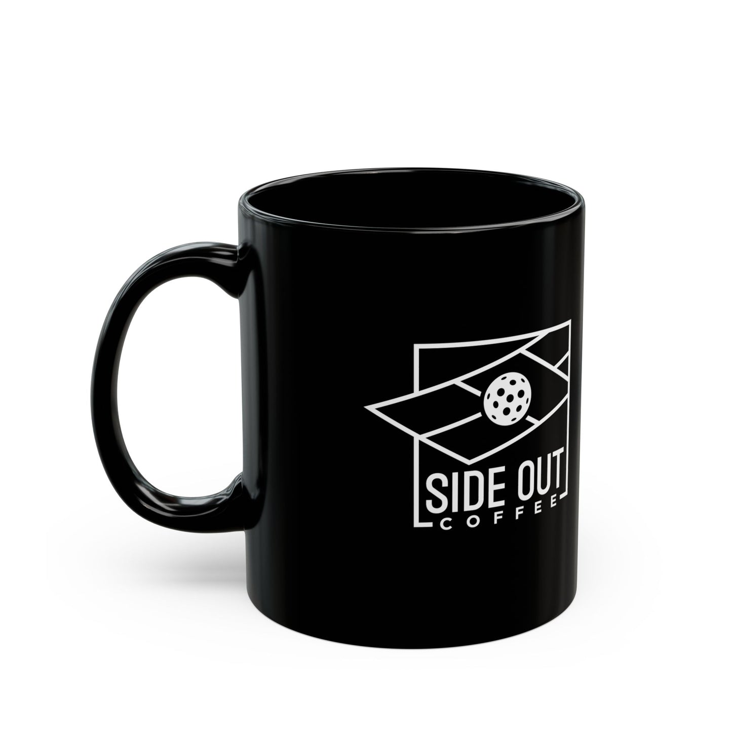 #pickleballislife Black Mug - Perfect Gift for Pickleball Enthusiasts | 11oz & 15oz Options