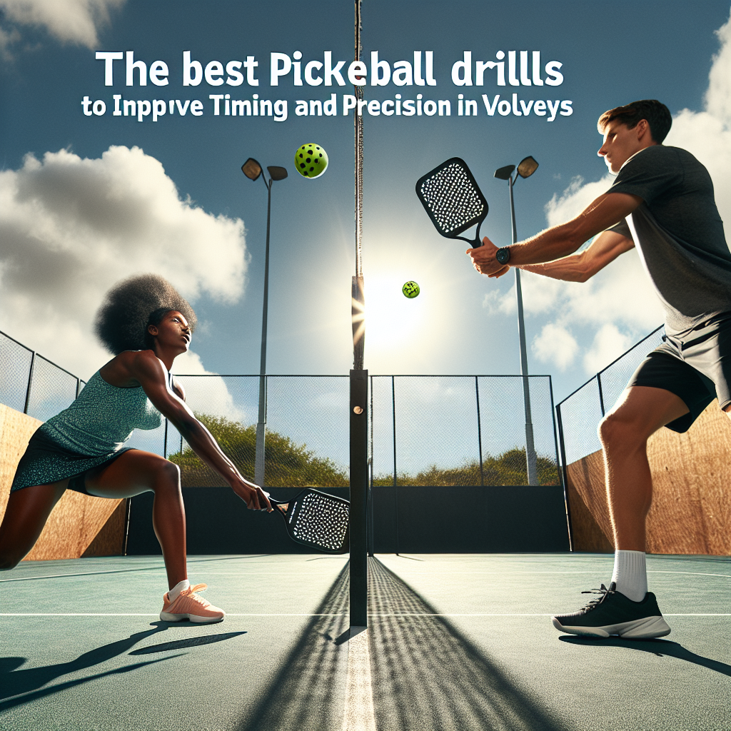 The Best Pickleball Drills to Improve Timing and Precision in Volleys