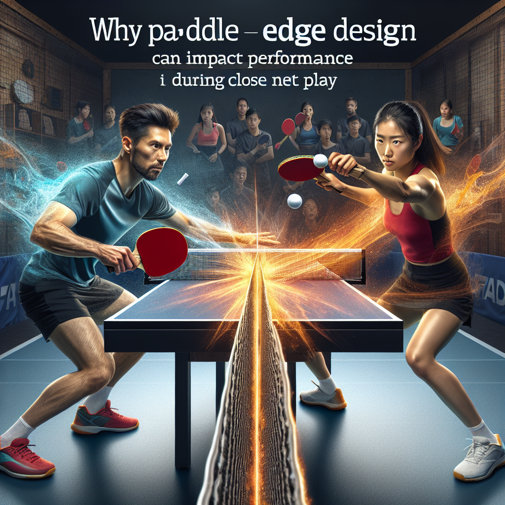 Why Paddle Edge Design Can Impact Performance in Close Net Play