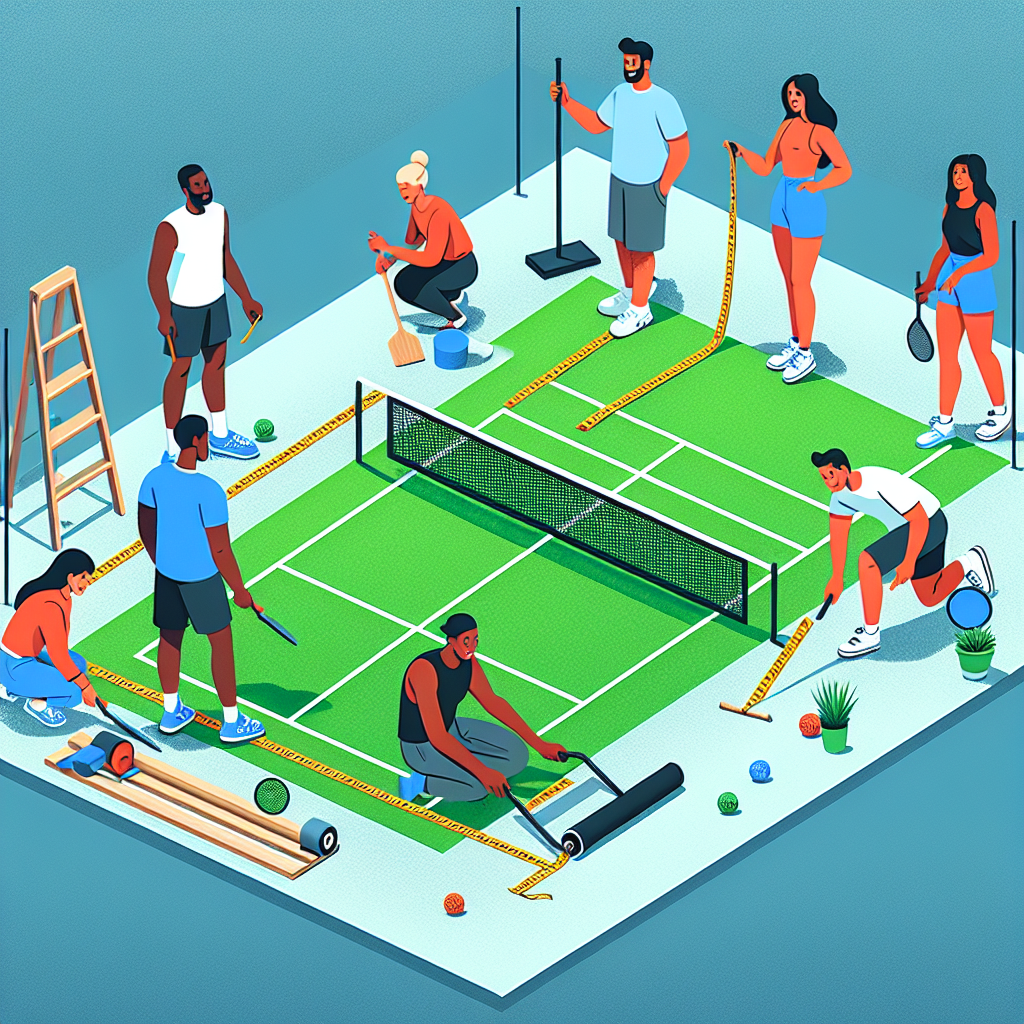 How to Set Up a Pickleball Court on Grass, Asphalt, or Concrete