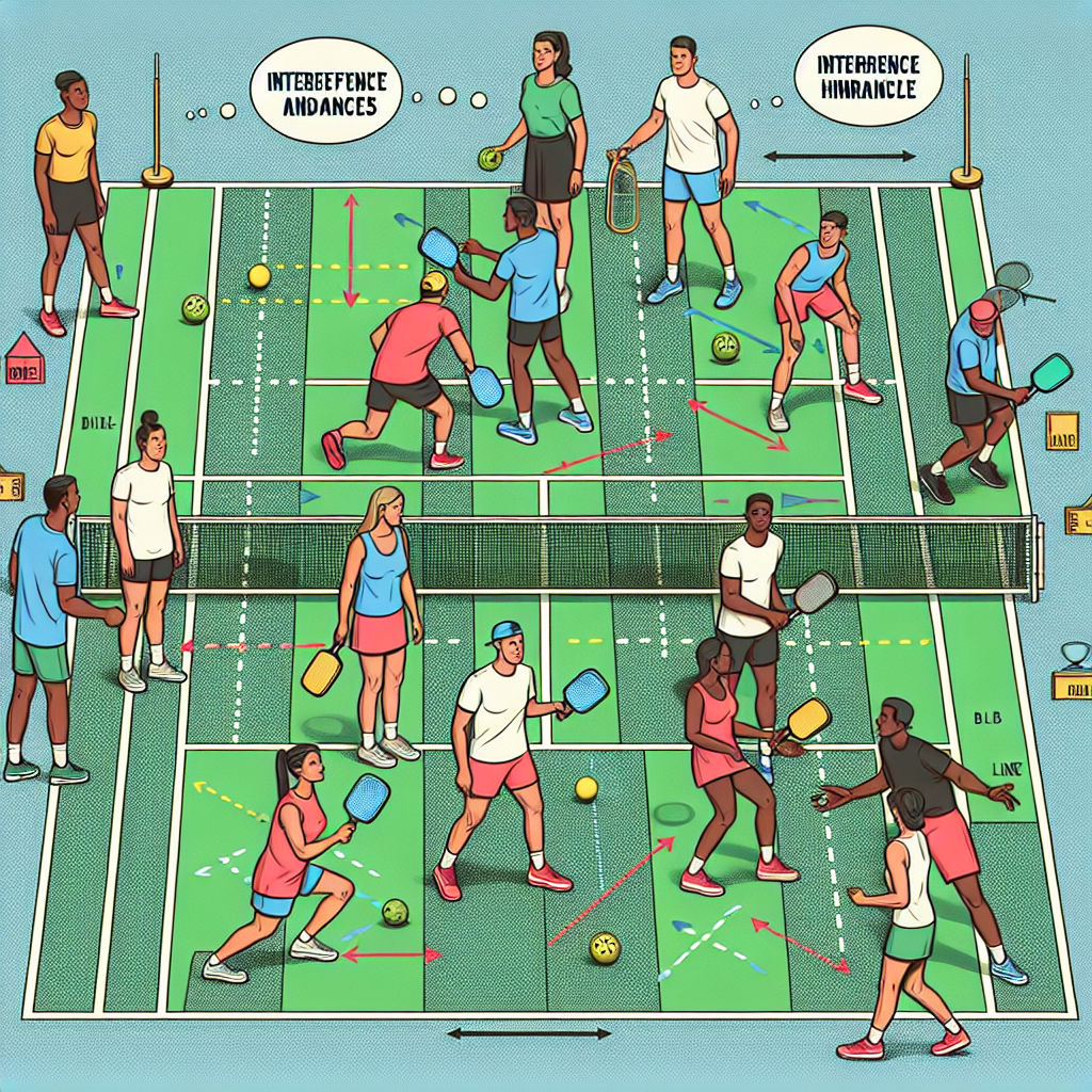 Understanding Pickleball’s Interference and Hindrance Rules