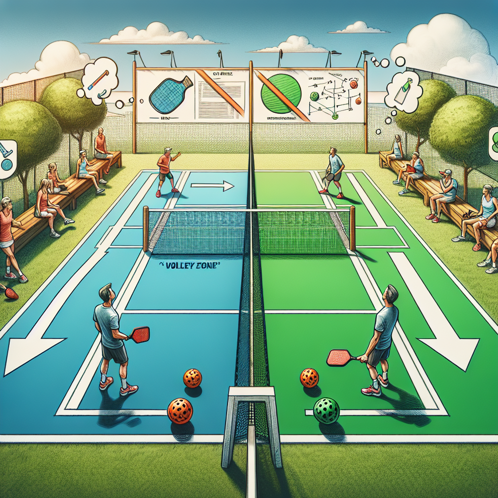 Understanding Pickleball’s No-Volley Zone and How to Use It Strategically