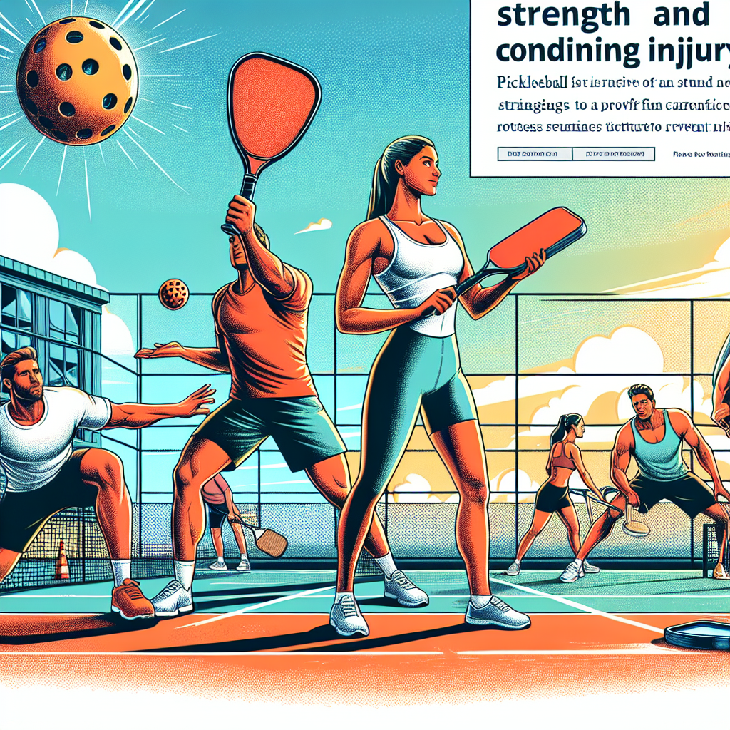 Pickleball Strength and Conditioning Tips to Stay Injury-Free