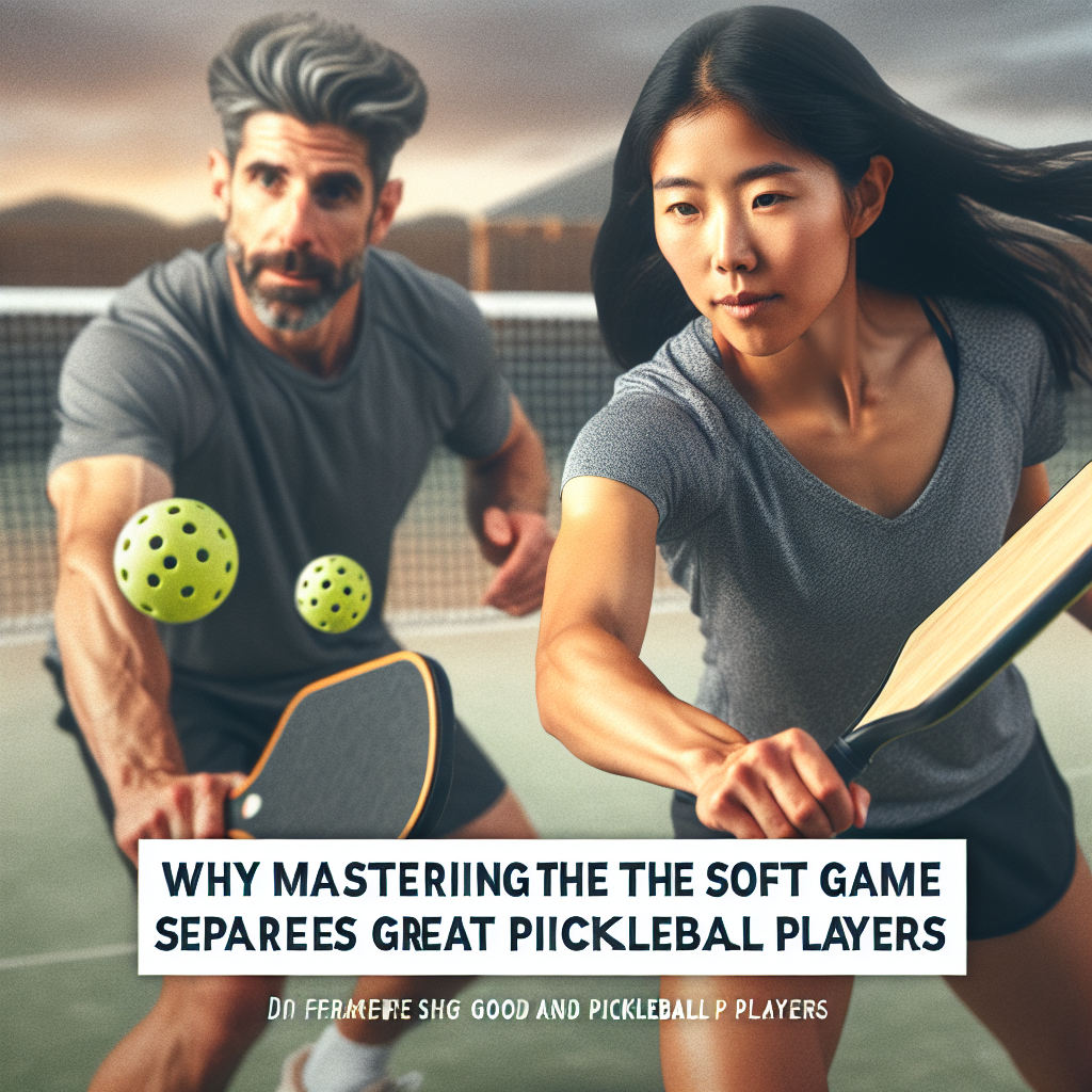 Why Mastering the Soft Game Separates Good and Great Pickleball Players