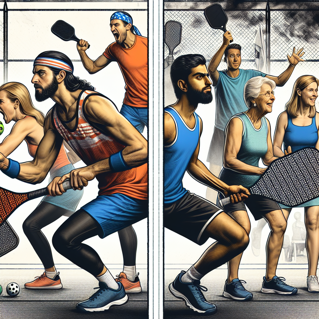 How to Adjust Your Game for Playing in Pickleball Tournaments vs. Rec Play
