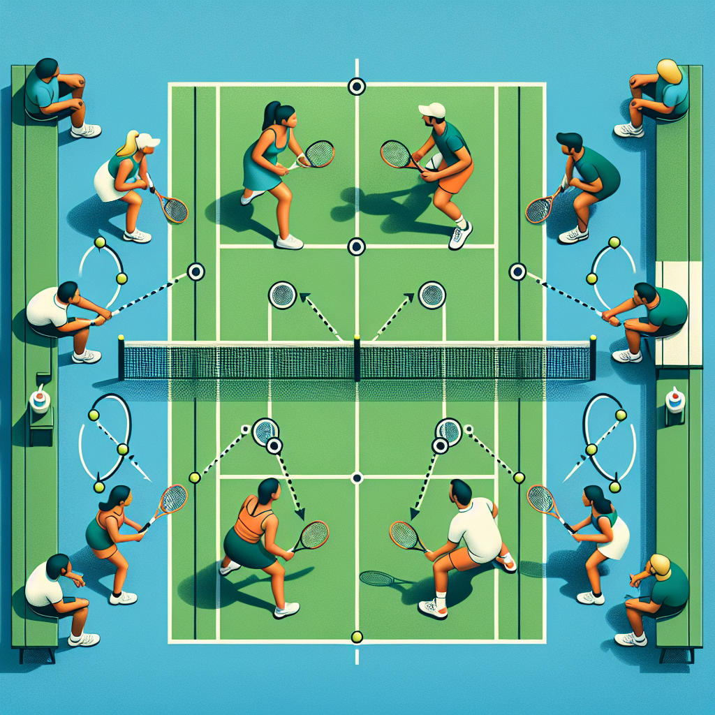 How to Position Yourself on the Court for Maximum Coverage in Doubles