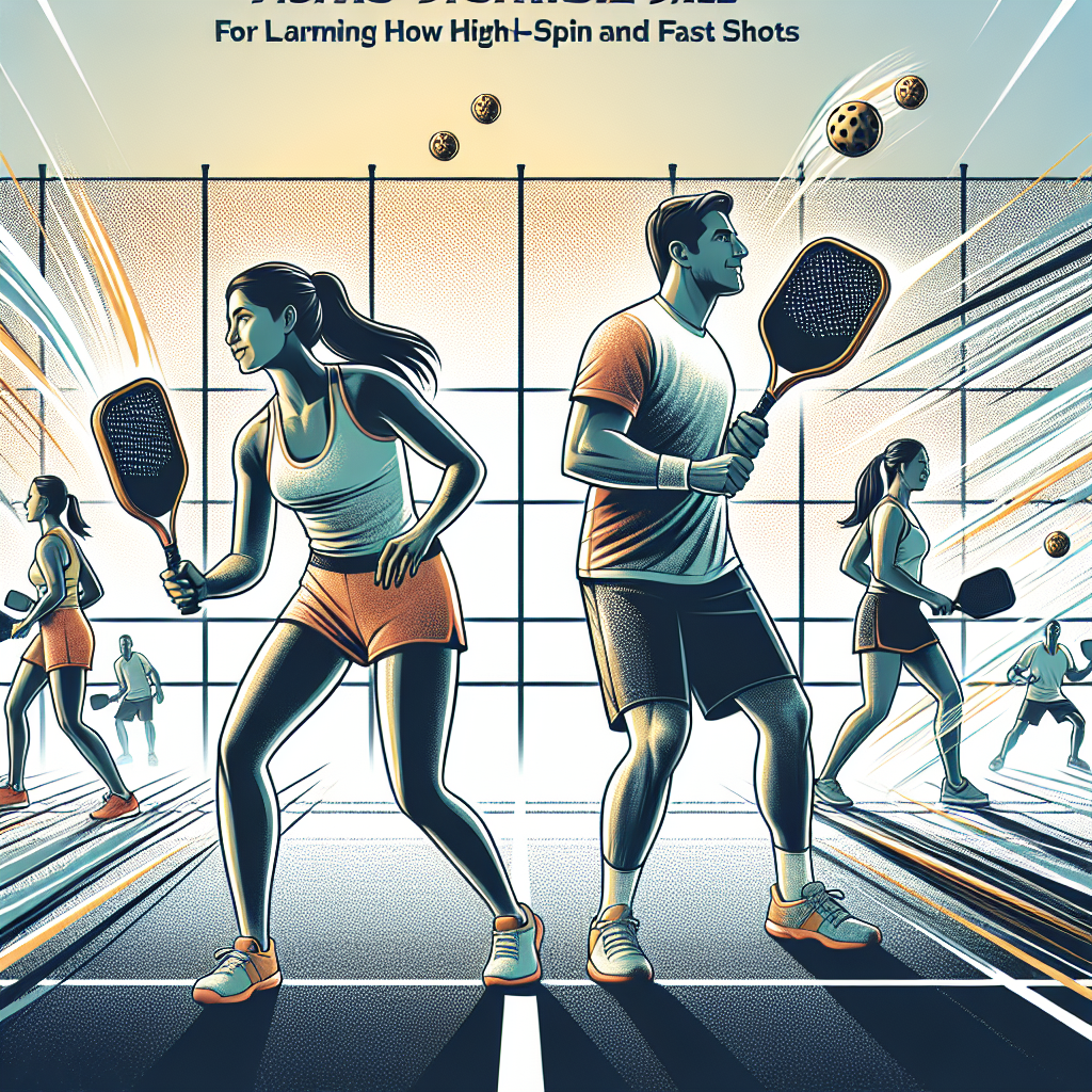 Pickleball Drills for Learning How to Handle High Spin and Fast Shots
