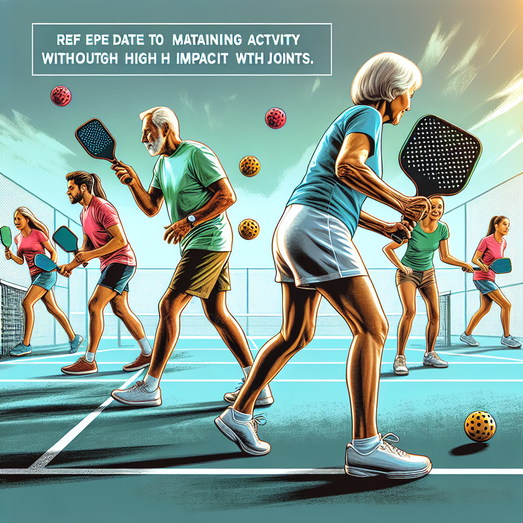 Why Pickleball Is a Great Way to Stay Active Without High Impact on Joints