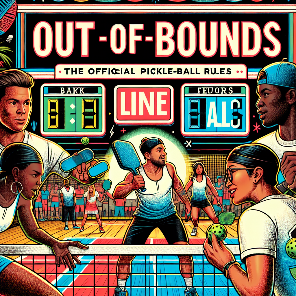 The Official Pickleball Rules for Out-of-Bounds and Line Calls