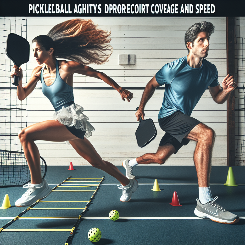Pickleball Agility Drills to Improve Court Coverage and Speed