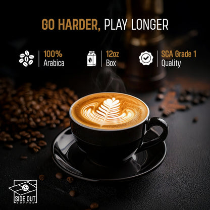 Big Dink Energy light roast coffee - Official coffee of pickleball Side Out Coffee Big Dink Energy - Smooth light roast for pickleball fans 12oz box of Big Dink Energy light roast coffee - Perfect for pickleball lovers Light roast coffee - Big Dink Energy