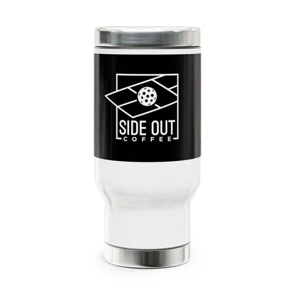Stainless Steel Travel Mug with Handle, 14oz