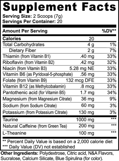 Cotton Candy Counter 🍭 Big Dink Energy Boost - 40 Servings (3.52oz)