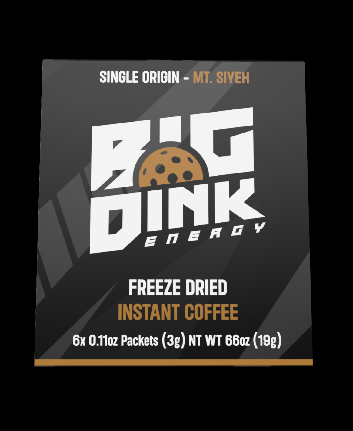 Big Dink Energy - Freeze Dried Instant Coffee - The Official Coffee of Pickleball - 6 Packets