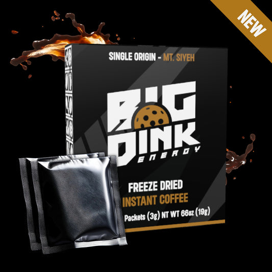 Big Dink Energy - Freeze Dried Instant Coffee - The Official Coffee of Pickleball - 6 Packets