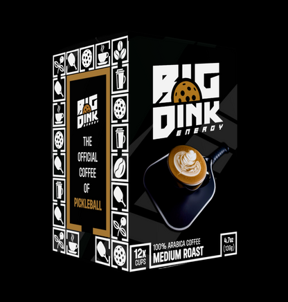 Big Dink Energy - Medium Roast - 12 Single Use Cups - The Official Coffee of Pickleball