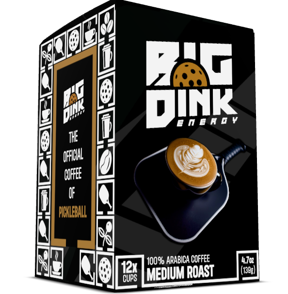 Big Dink Energy - Medium Roast - 12 Single Use Cups - The Official Coffee of Pickleball