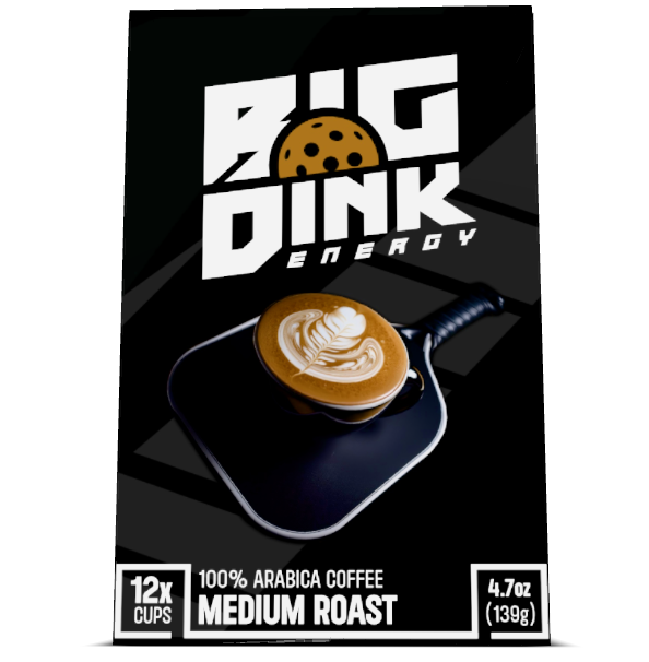 Big Dink Energy - Medium Roast - 12 Single Use Cups - The Official Coffee of Pickleball