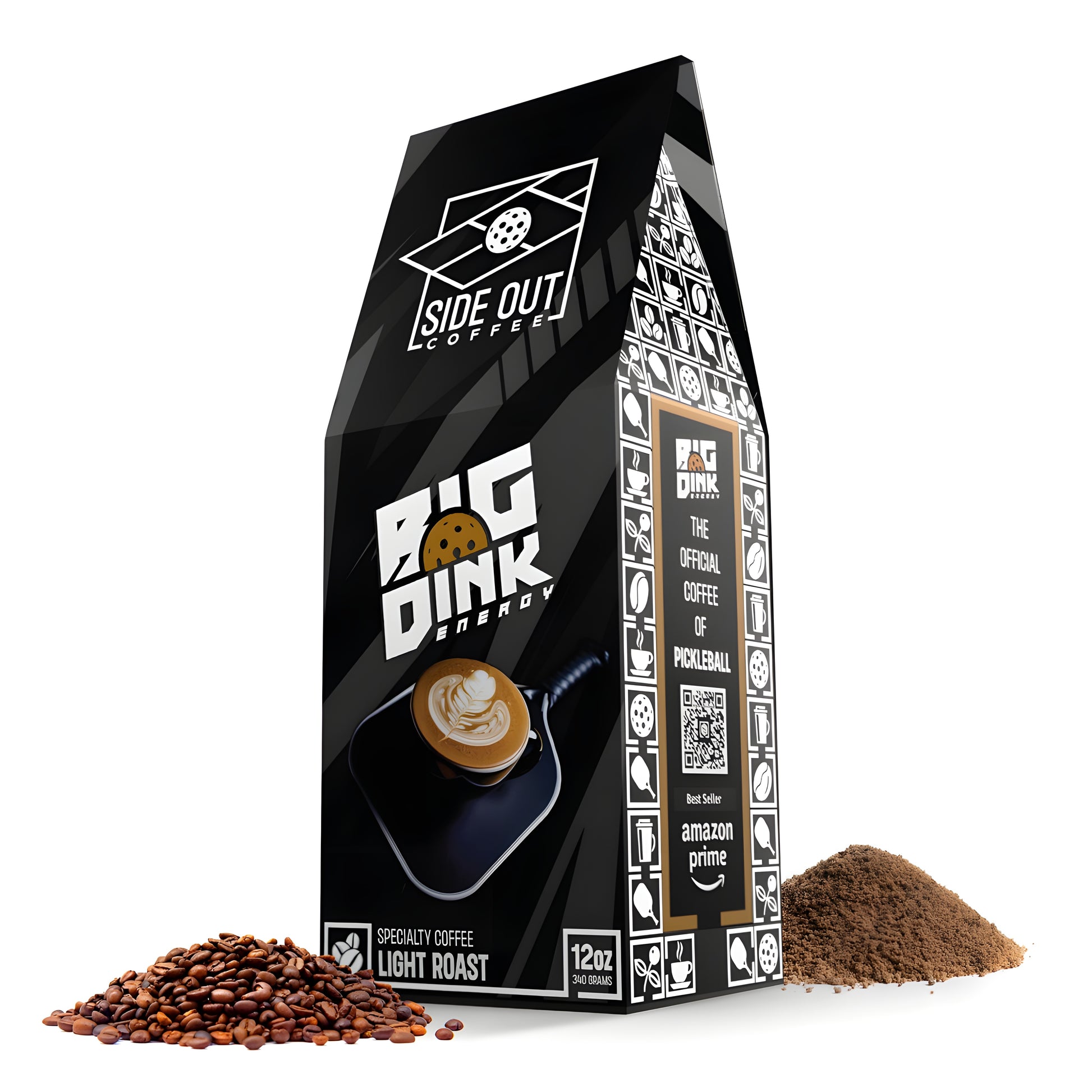 Big Dink Energy light roast coffee - Official coffee of pickleball Side Out Coffee Big Dink Energy - Smooth light roast for pickleball fans 12oz box of Big Dink Energy light roast coffee - Perfect for pickleball lovers Light roast coffee - Big Dink Energy